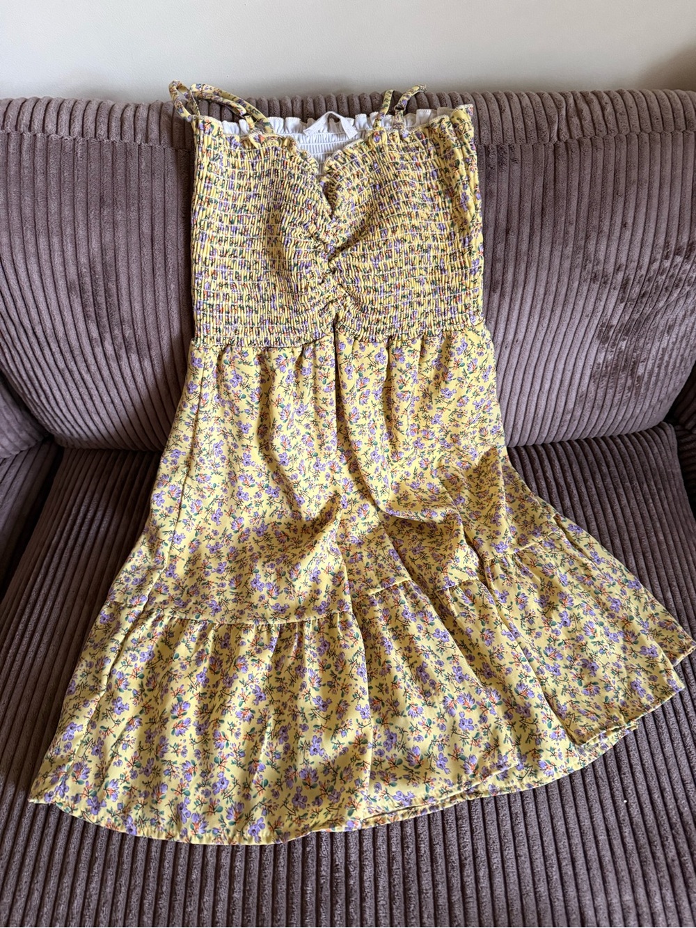 Saints and Hearts Yellow Floral Dress